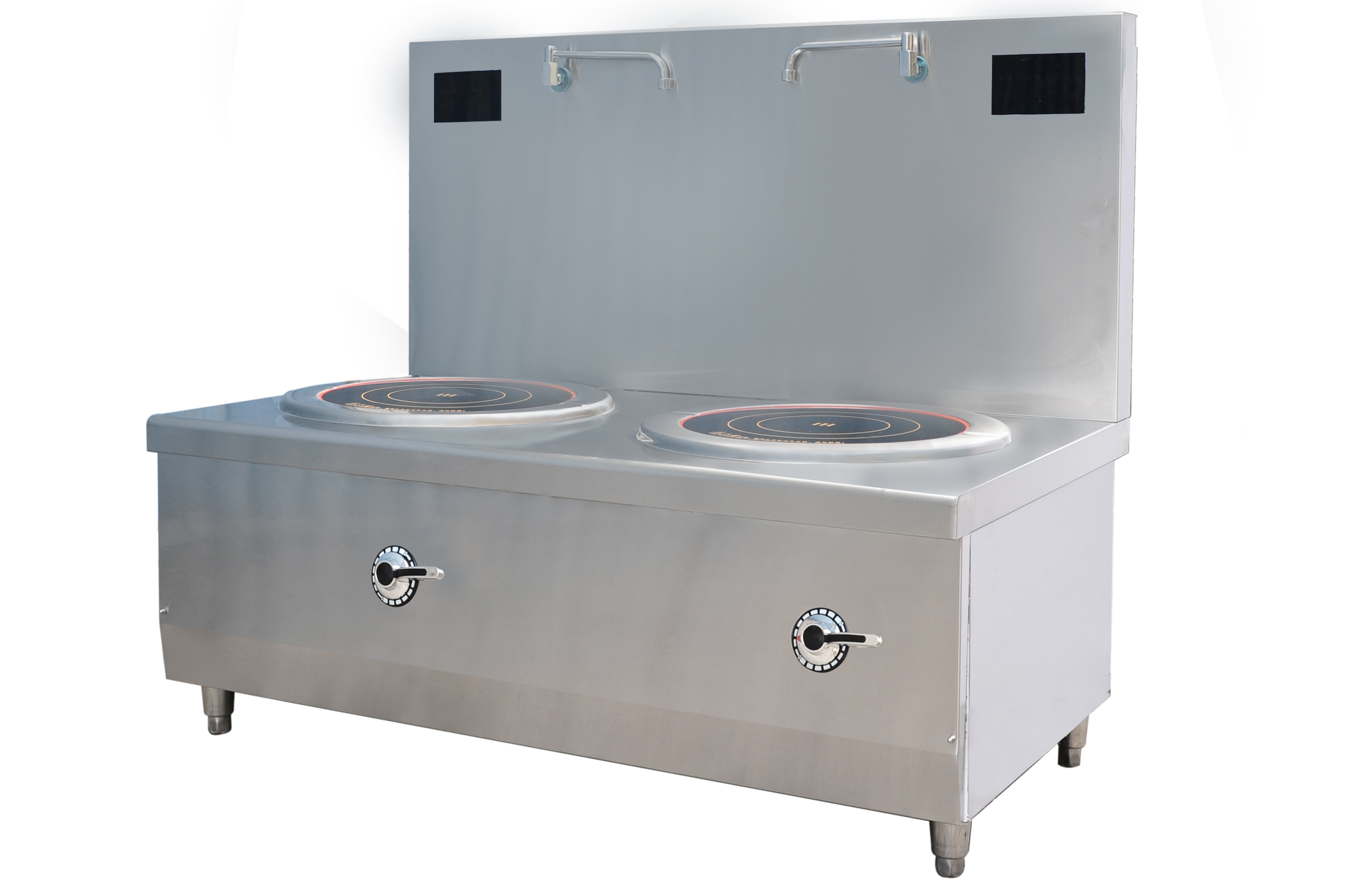 电磁双头矮汤炉